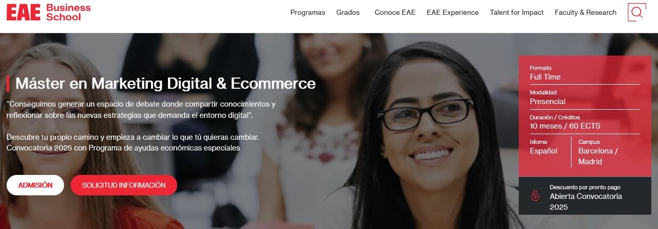 Máster en Marketing Digital de EAE Business School(1)