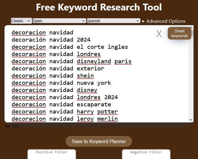 keywordshitter